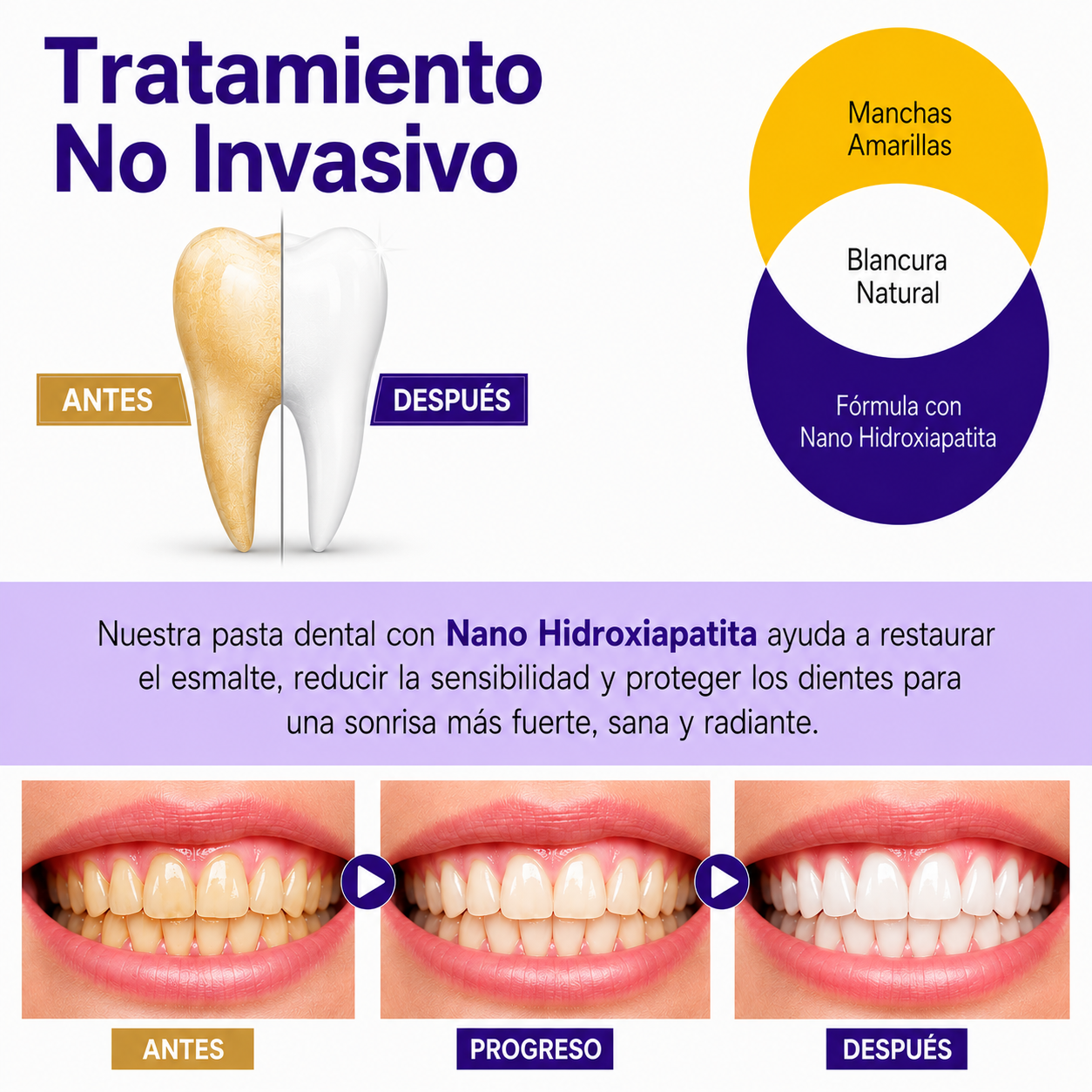 Restauración Dental – Polvo Mineral para una Sonrisa Más Fuerte y Radiante