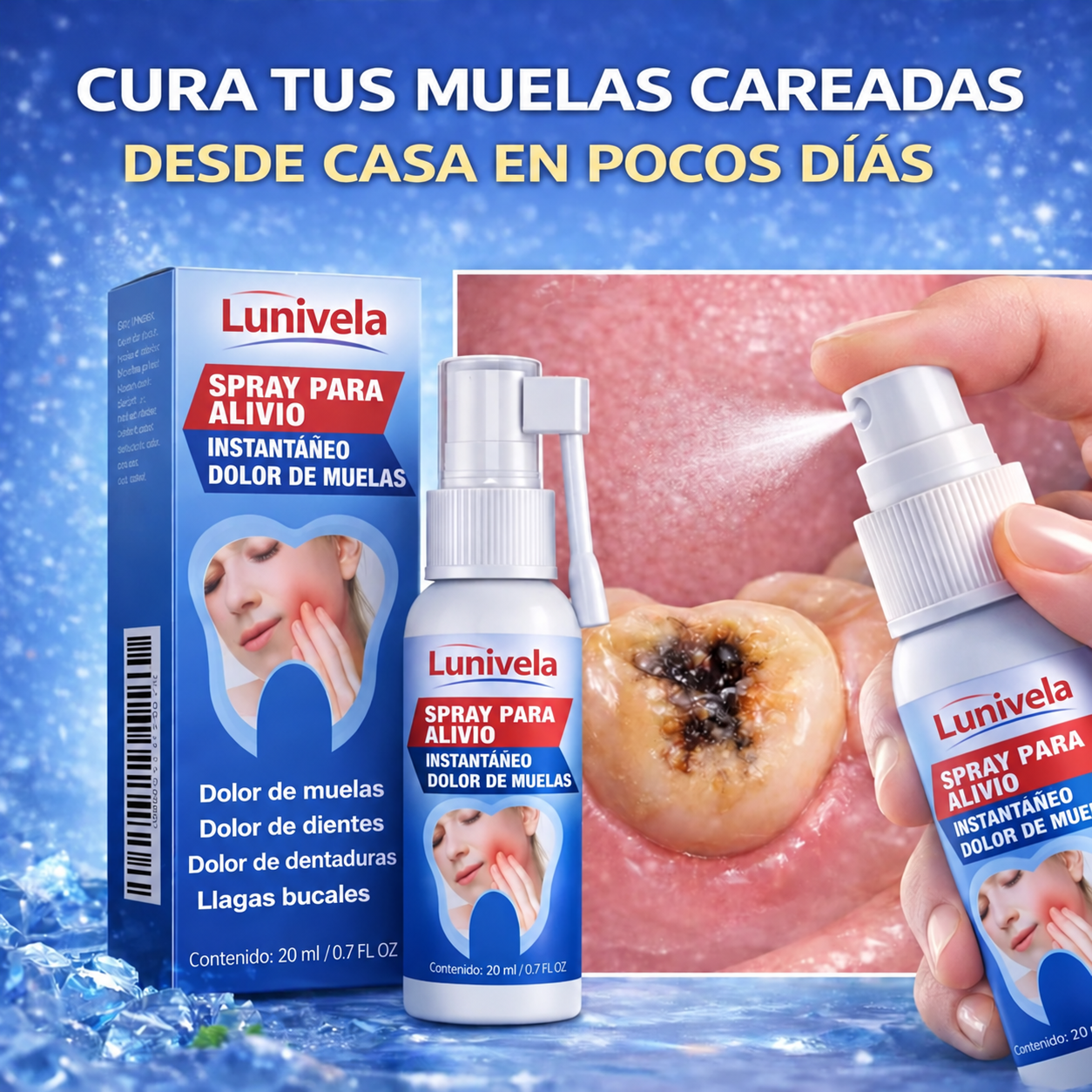 Armadura Líquida Dental – Reparación Avanzada de Caries + Protección Total del Esmalte